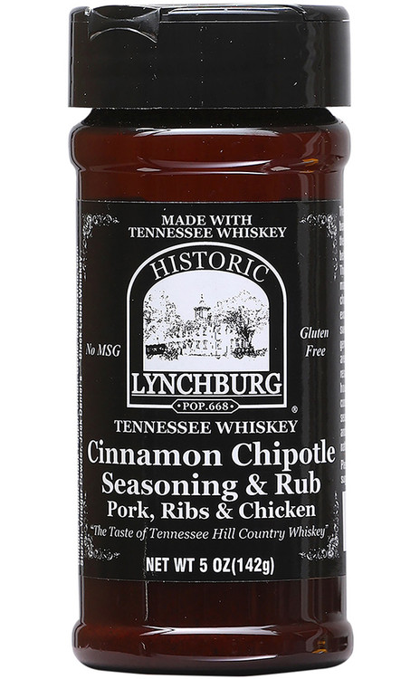 Historic Lynchburg Tennessee Whiskey Zimt Chipotle Gewürz und Rub, 5oz