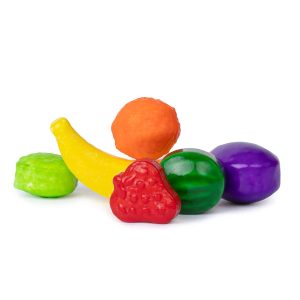 Fruchtförmige Bonbons (wie Wonka Runtz)