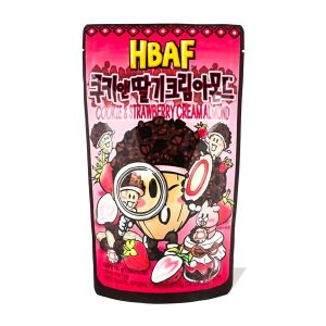HBAF Korean Style Mandeln: Erdbeerkekse und -creme