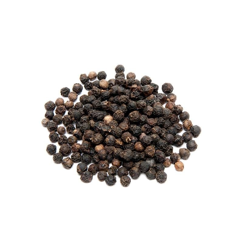 Schwarze Pfefferkörner Lampong Indonesisch (Piper Nigrum)