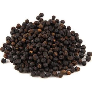 Schwarzer Pfeffercorn-Tellicherry-Indisch (Piper nigrum)