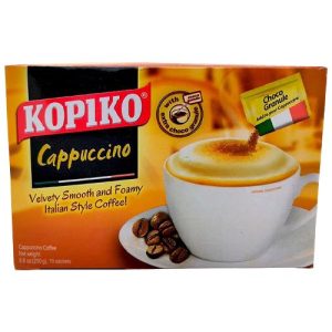 Kopiko – Cappuccino with extra Choco-Granulat – 10 Beutel – 250 g