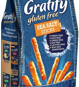 Gratify Glutenfreie Brezeln Meersalz-Sticks, 10,5 Unzen