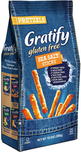 Gratify Glutenfreie Brezeln Meer Salz Sticks, 10.5 oz
