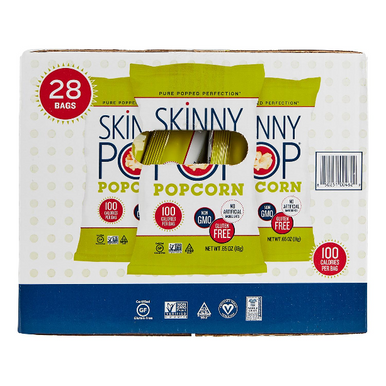 SkinnyPop Popcorn Snack Taschen,.65 Unzen (28 ct.)
