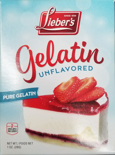 Lieber's geschmacksneutral Gelatinepulver, reines Protein, zuckerfrei, 1 oz, 2 Packungen