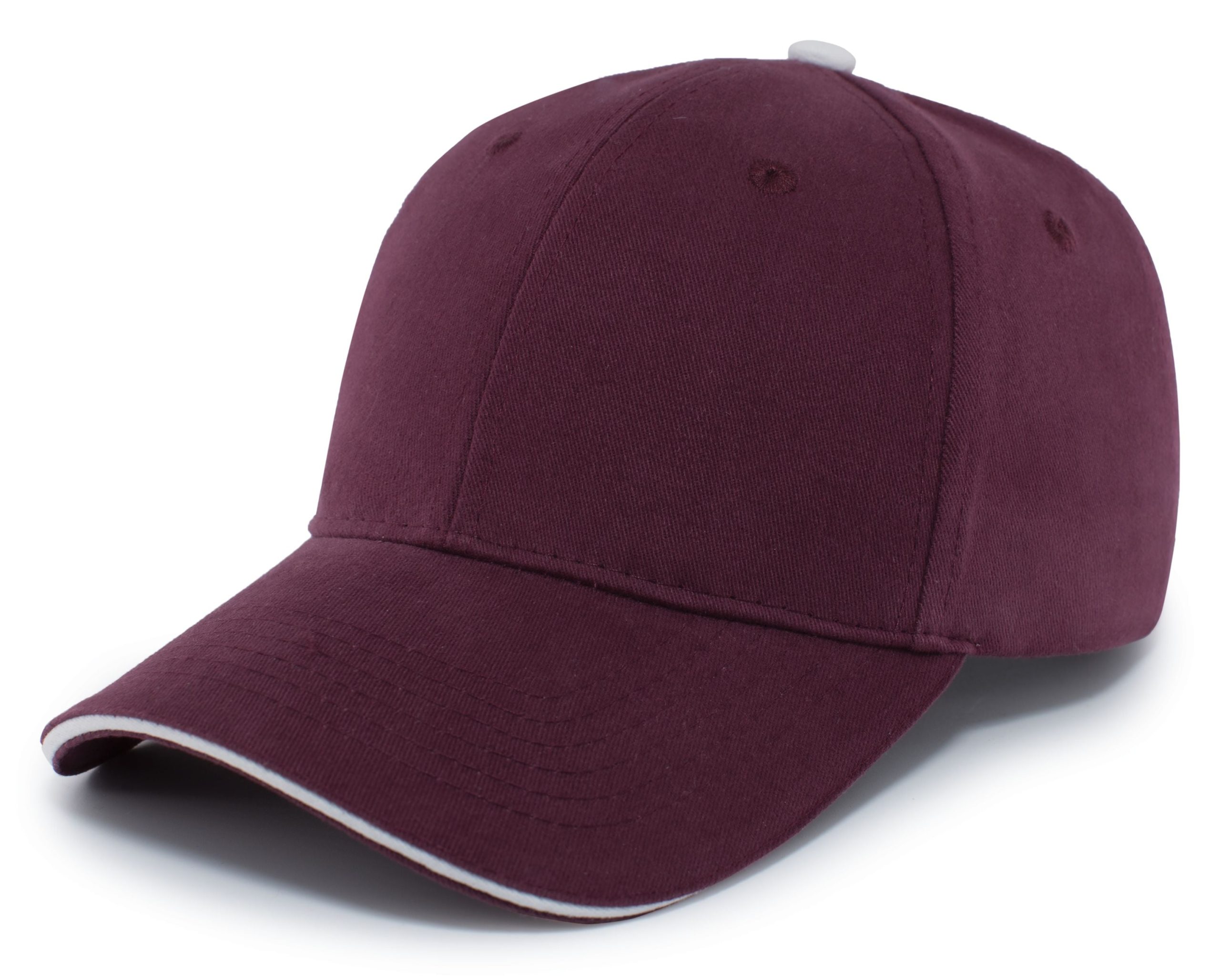 Pacific Headwear Gebürsteter Twill Kappe mit Sandwich Bill