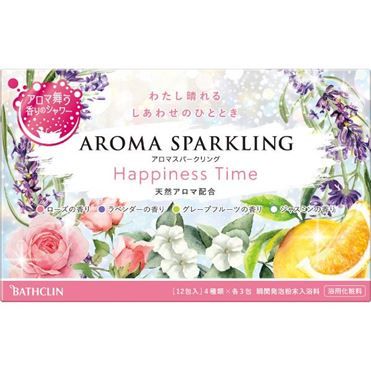 Bathclin Aroma glitzernd Happiness Time – 12 Packungen