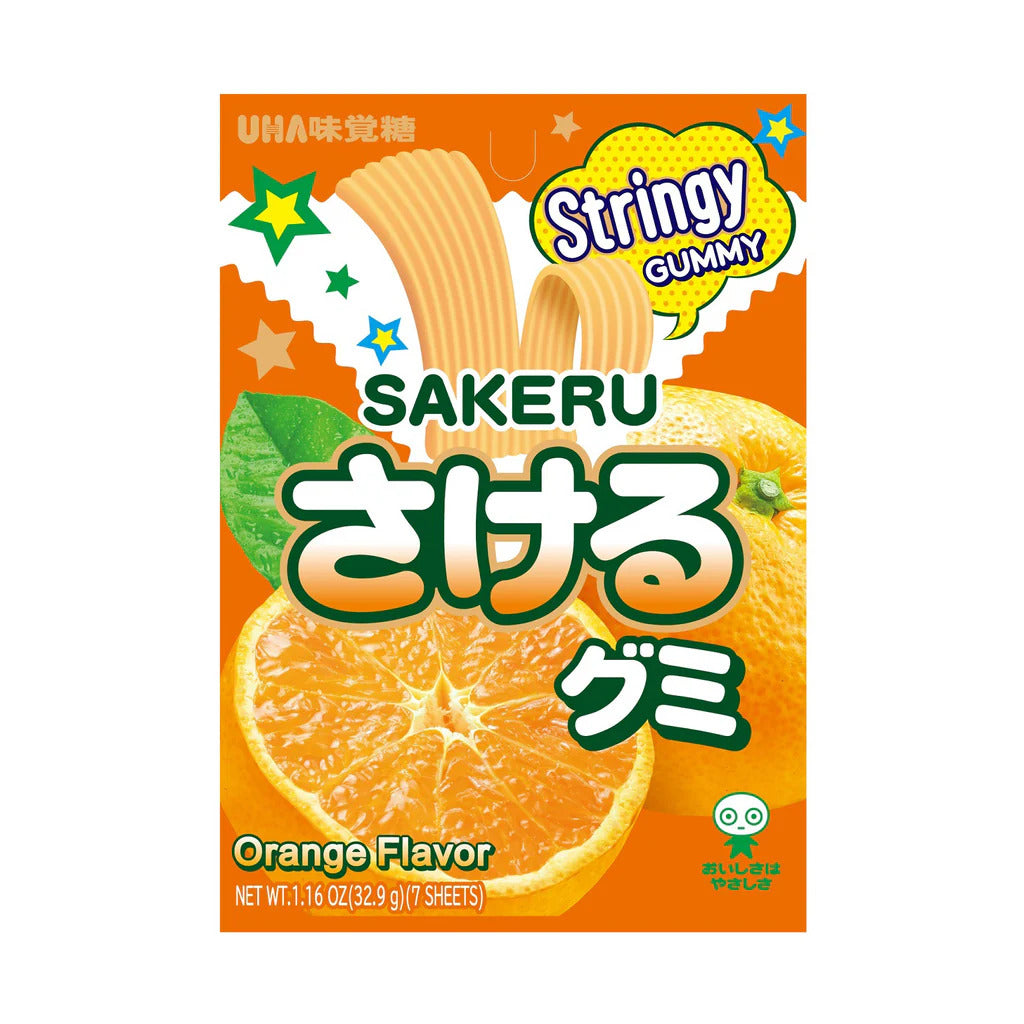 Uha Sakeru Gummy: Orange (7 Stück)