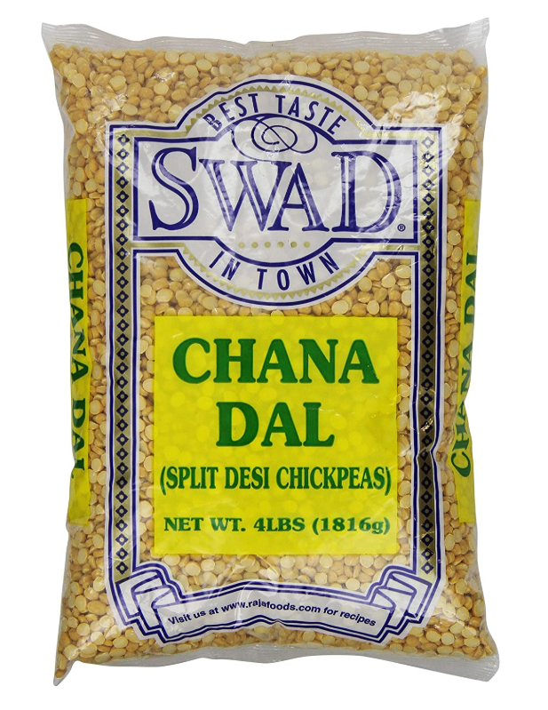 Swad Cana Dal (Split Desi Kichererbsen) (verschiedene Größen verfügbar)