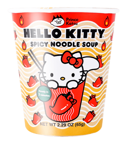 Hello kitty Würzige Nudelsuppe