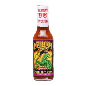 scharfe Sauce Leguan rot 5 Unzen Hitze 4 $7,48