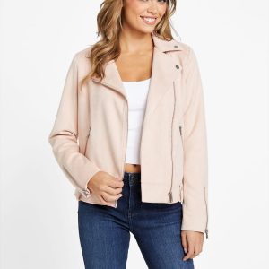 Nell-Jacke aus Wildlederimitat