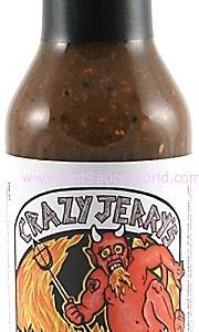 Crazy Jerry’s Devil’s Brew Knoblauch scharfe Sauce. – 5oz