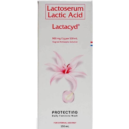 Lactoserum Milchsäure – Lactacyd – vaginale antiseptische Lösung – Schutz – tägliche weibliche Wäsche (klein)- 150 ML