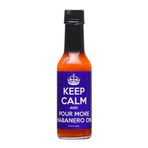 scharfe Sauce halten ruhig und gießen Sie mehr Habanero auf Hitze 6 $6.48