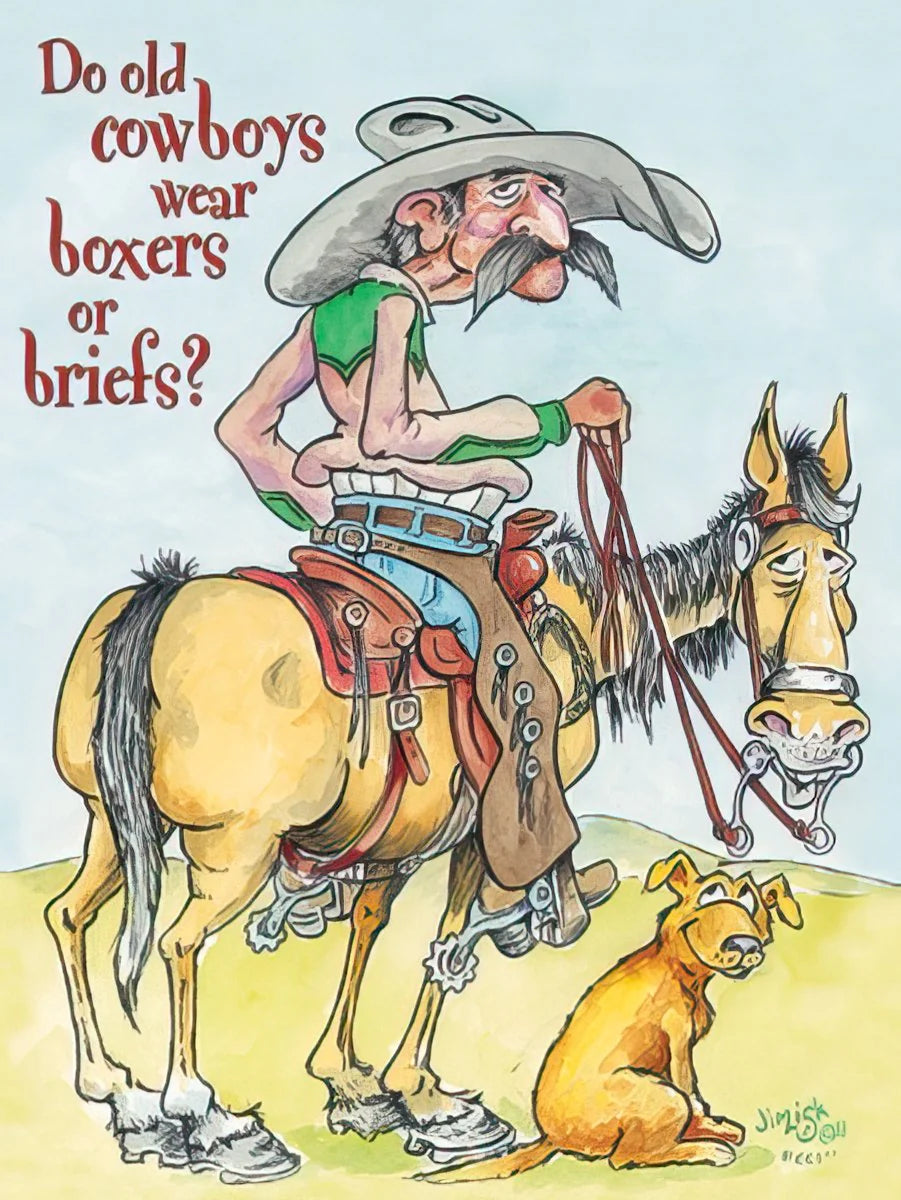 Boxer oder Briefs? - Geburtstagsgrüße von Leanin' Tree