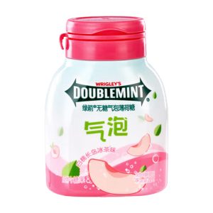 Wrigley’s Doublemint weißer Pfirsich Eistee Geschmack Blase Mint Süßigkeiten – 20g