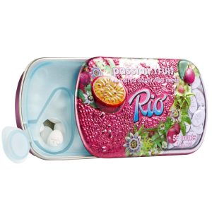 Rio Zuckerfreie Minze im Passionsfruchtgeschmack – 14g