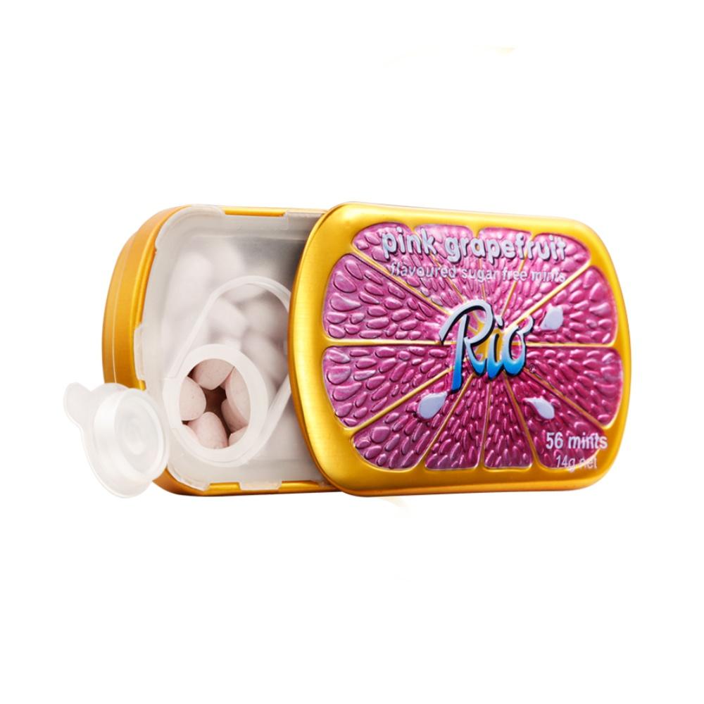 RIO Rosa Grapefruit Geschmack Zuckerfreie Minze 14g