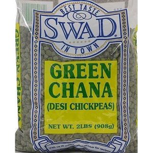 Swad grüne Chana, Kichererbsen, – 2lbs