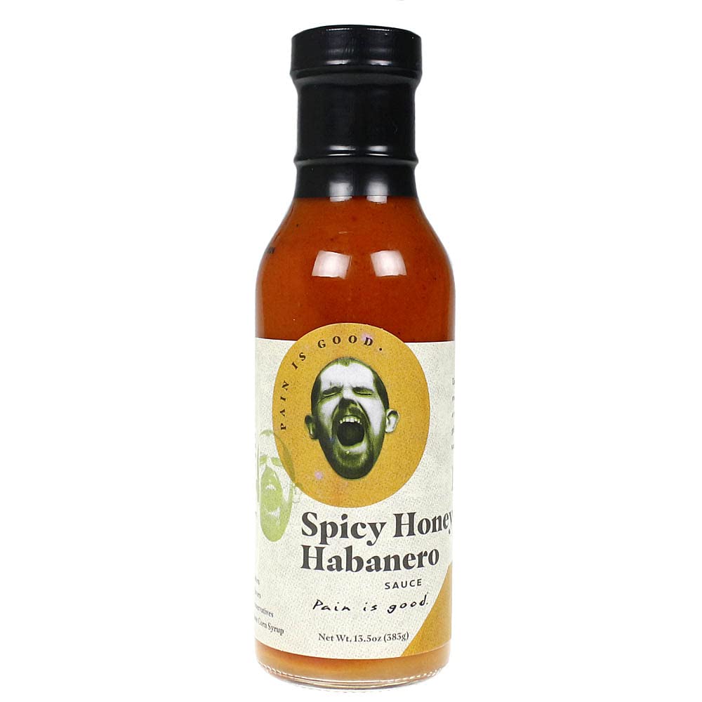 Pain Is Good Würziger Honig Habanero Flügelsauce 13,5 Unzen