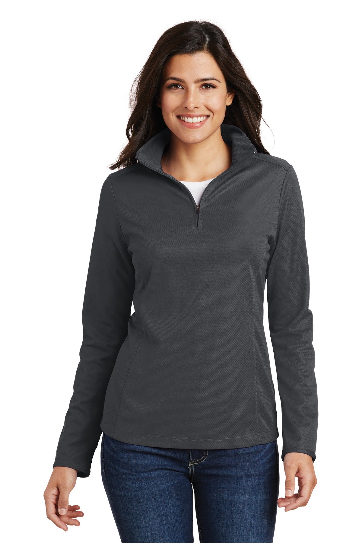 Port Authority Damen Pinpoint Mesh 1/2-Zip L806