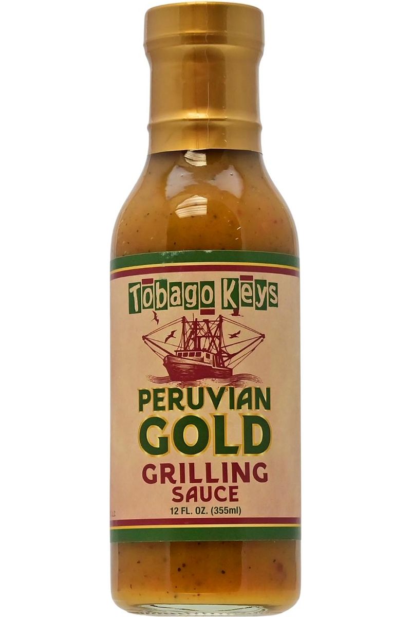 Tobago Keys Peruanische Gold Grillsauce, 12oz