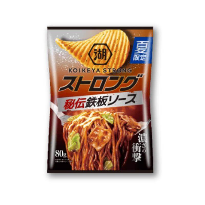 Koikeya STARKE Kartoffelchips – Geheime Teppanyaki-Sauce