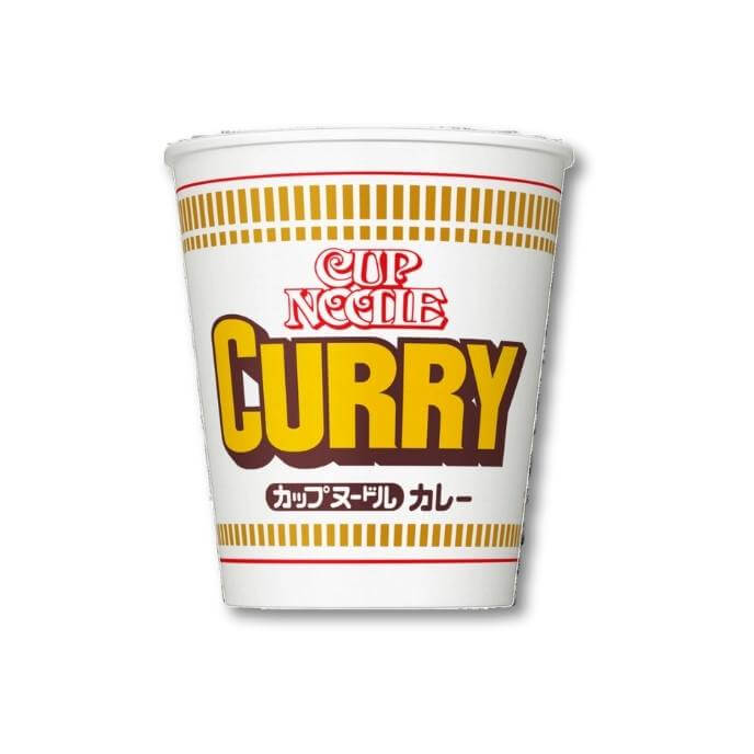 Nissin Leichte Currysuppe mit Nudeln