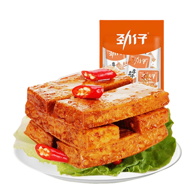 Jinzai Würzig Mariniert Getrockneter Tofu 220g