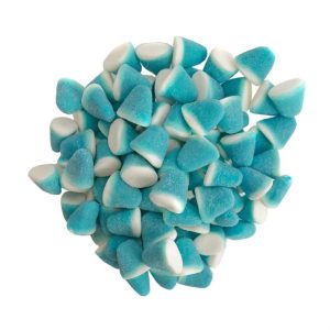 Blaue Himbeergummitropfen