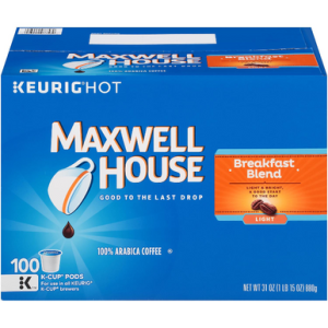 Maxwell House Frühstück Blend K-Cup Kaffeekapseln, 100 ct.
