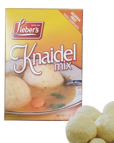 Lieber's Knaidel Mischung, Glutenfrei, Matzo Ball und Suppenmix, Koscher für Passah, 5 oz