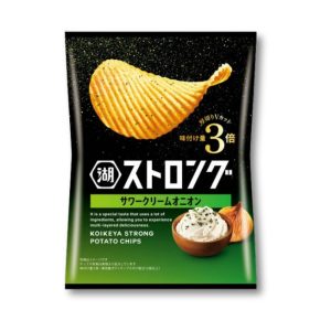 Koikeya STRONG Kartoffelchips – Sauerrahm mit Zwiebel