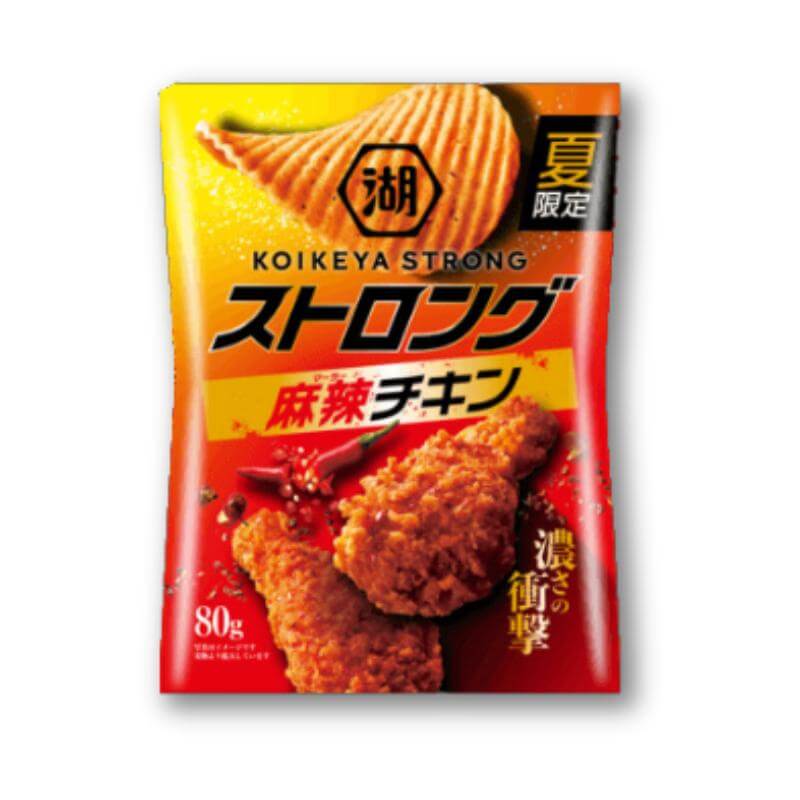 Koikeya STARKE Kartoffelchips – scharf Fried Hähnchen