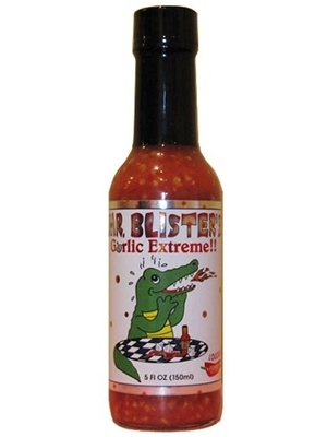 Mr. Blister's Knoblauch Extrem scharfe Sauce