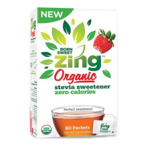 Born süß Bio Zing Stevia Süßstoff, 80 Packungen