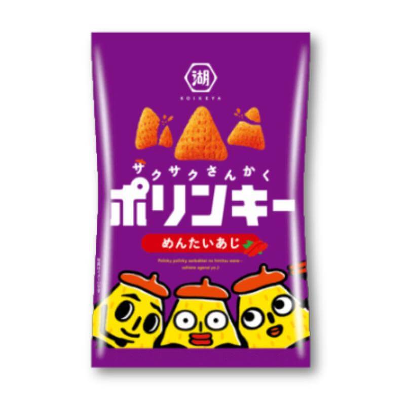Koikeya Polinky Mais Puffs Mentai