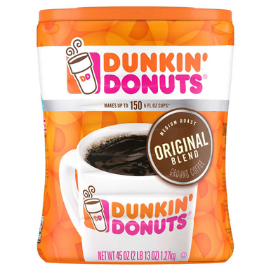 Dunkin' Donuts Original Blend gemahlener Kaffee, 45 oz