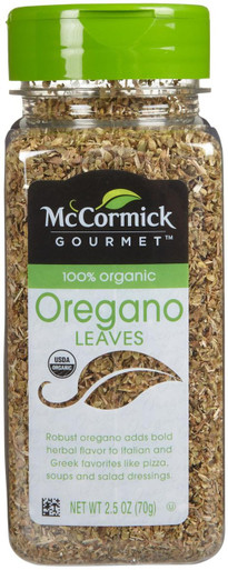 McCormick Gourmet Bio Oregano Blätter, 2,5 oz