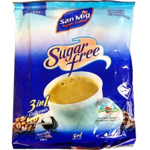 San Mig – Super Kaffee – mild – zuckerfrei – 3 in 1 Kaffeemix – 40 Beutel – 280 g