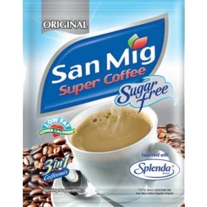 San Mig – Super Kaffee -original – zuckerfrei – 3 in 1 Kaffeemix
