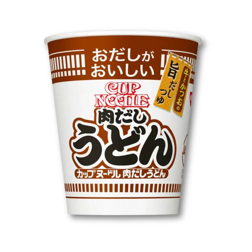 Nissin Tasse Nudeln köstliche Dashi Fleisch Udon