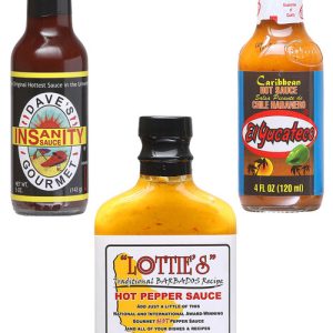 Hot Ones Season 1 scharfe Sauce Set 1, 1/5oz, 1/4oz und 1/6,75oz.
