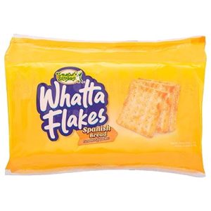 Zitrone quadratisch -Whatta Flocken – Spanisches Brot – 10er Packung – 300 G