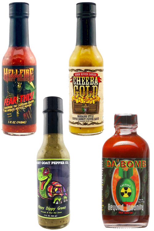 Hot Ones Saison 8 Chilisauce Set 1, 1/4oz, 3/5oz