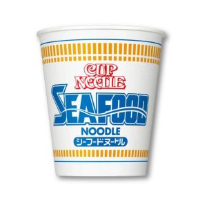 Nissin Seafood weiße Suppe mit Nudeln