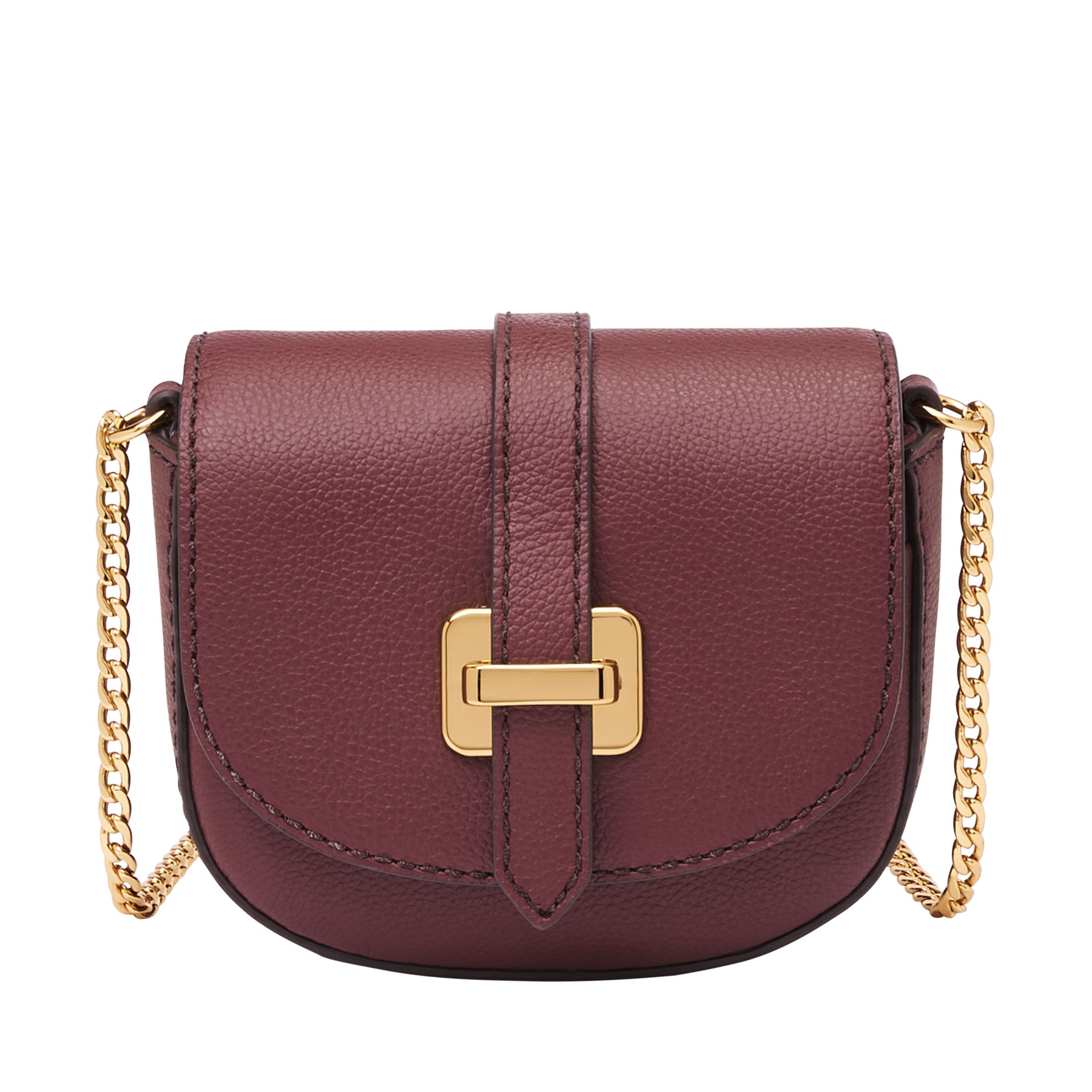 Fossil Damen Emery Leder Micro Umhängetasche
