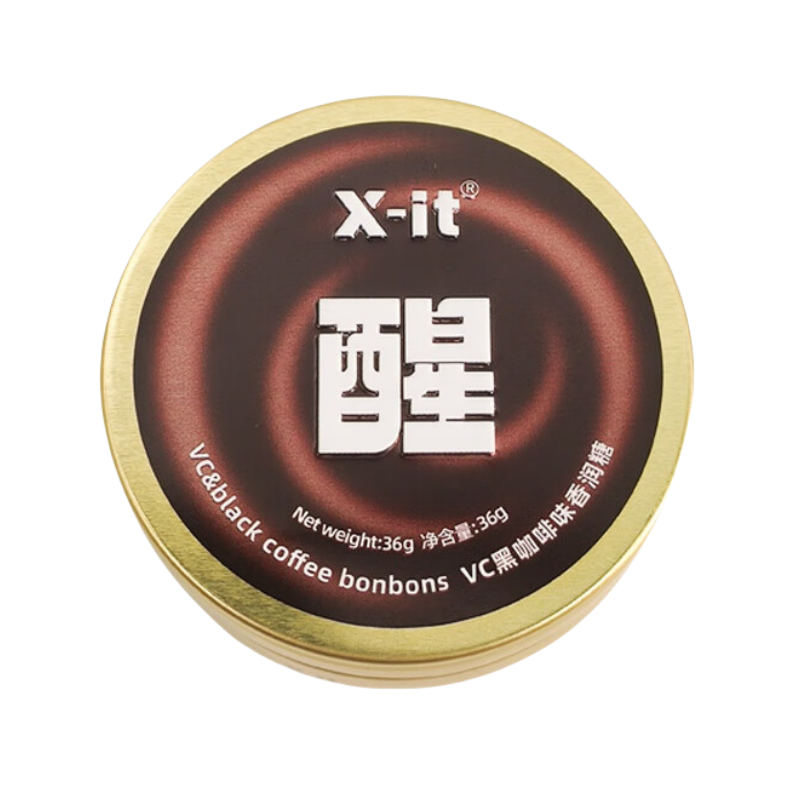I'Minze X-it VC & Schwarzer Kaffee Bonbons 36g